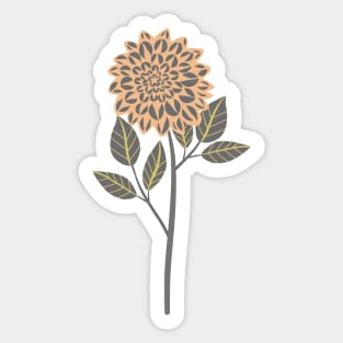 Dahlia Sticker